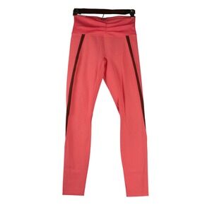 New Balance Bandier Womens S High Rise Tight Leggings Coral‎ Pink Compression